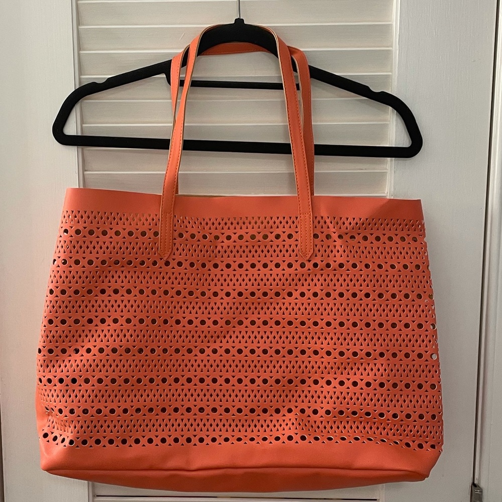 Saks 5th Laser Cut Tote